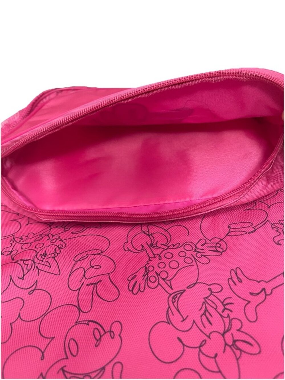 Kids Children Backpack Book Bag Disney Minnie Mouse Hot Pink - Picture 5 of 7